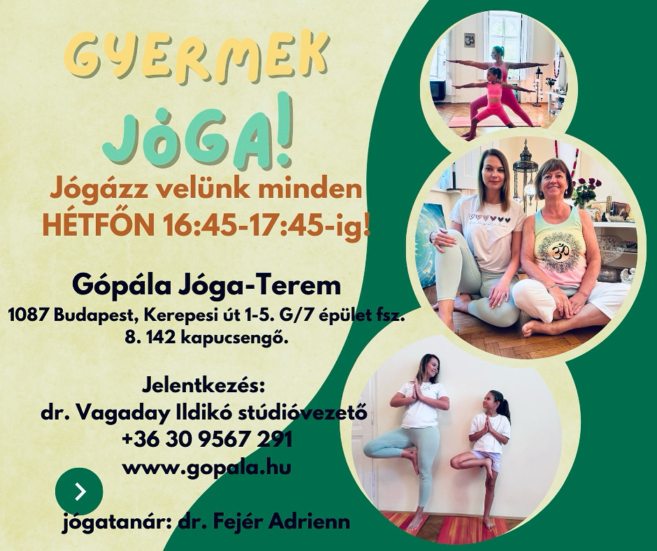 Gópála Jóga-TEREM Budapest, Kerepesi út 1, 1087 – 2025.08.24.